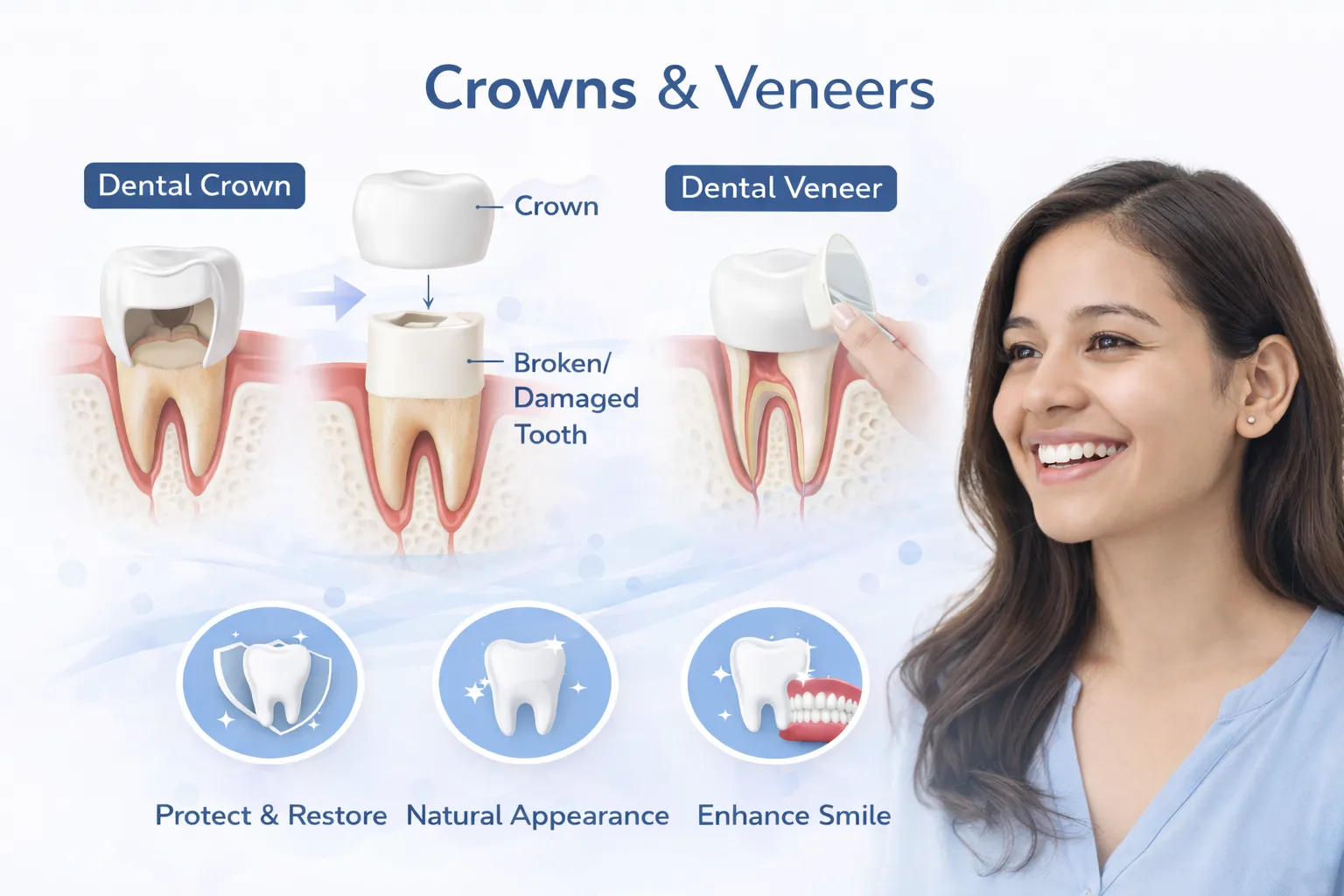 Crowns & Veneers​